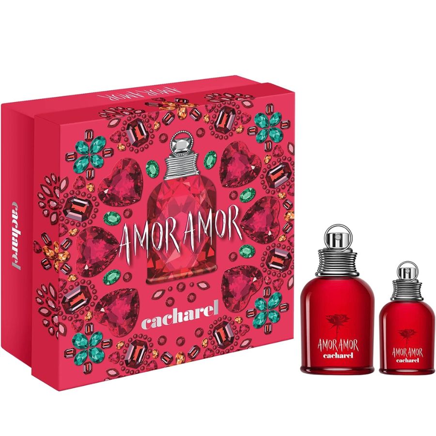 Amor Amor by Cacharel for Women 3.3 oz EDT 2pc Gift Set - PLA
