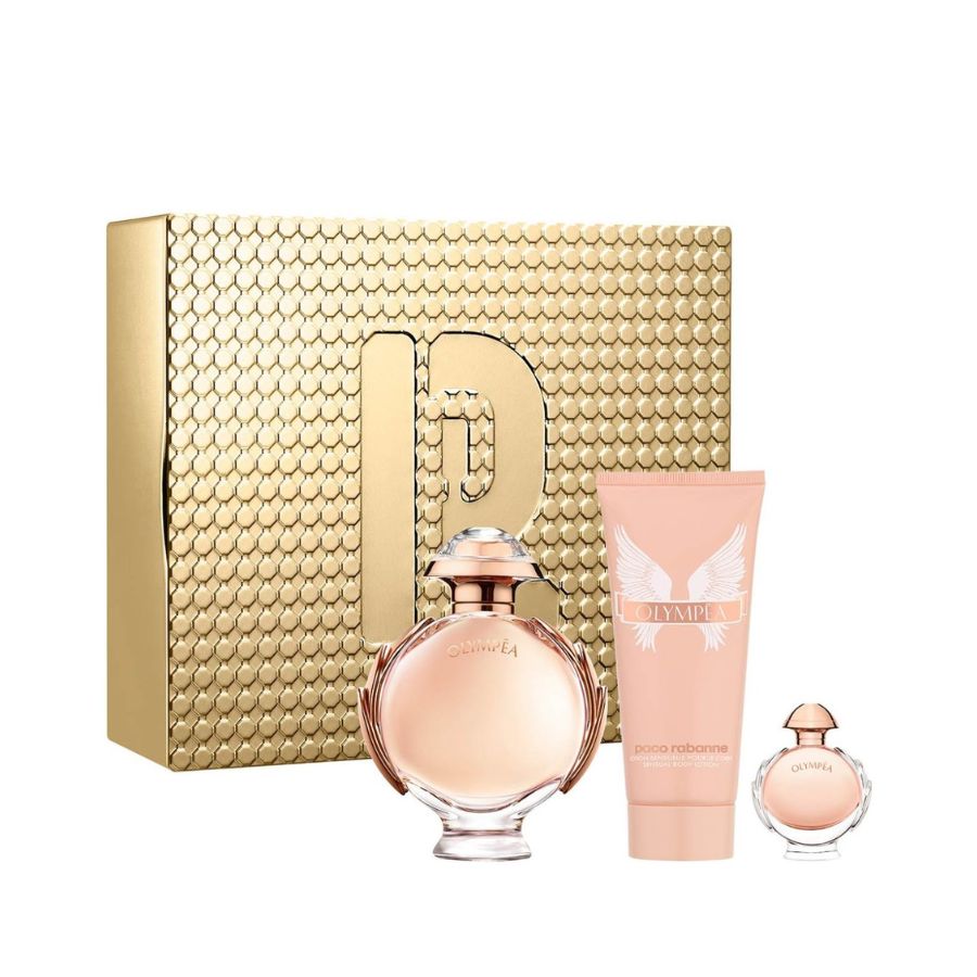 Olympea by Paco Rabanne for Women 2.7 oz EDP 3pc Gift Set - PLA