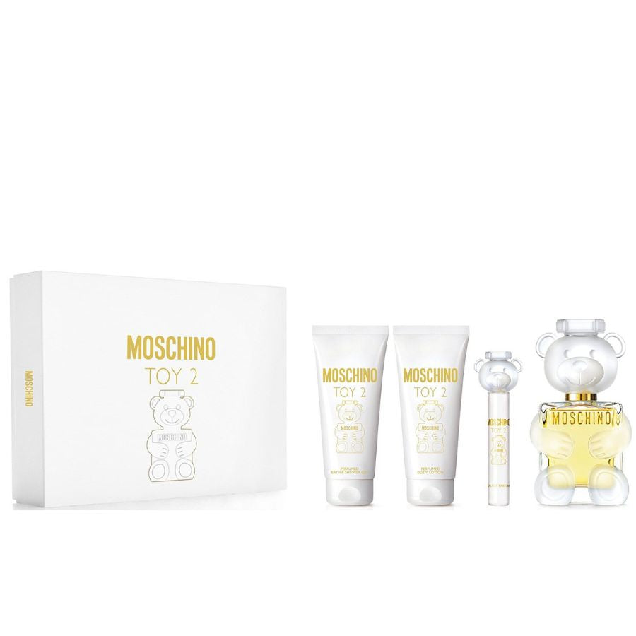Toy 2 by Moschino for Women 3.4 oz EDP 4pc Gift Set - PLA