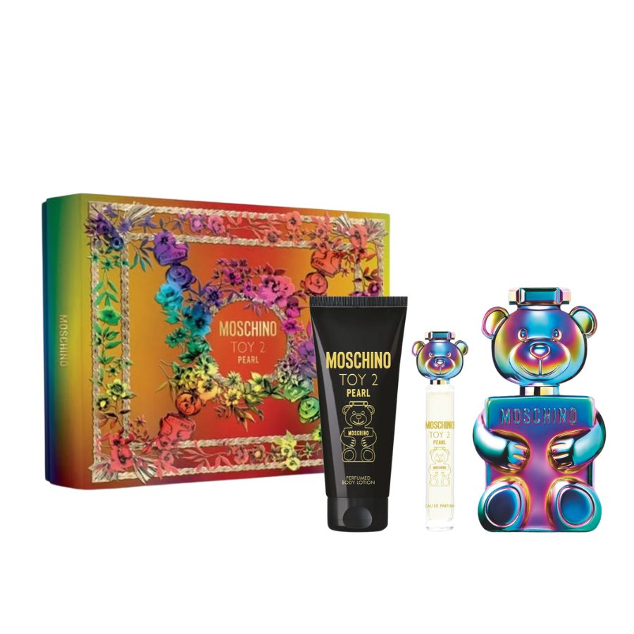 Toy 2 Pearl by Moschino for Unisex 3.4 oz EDP 3pc Gift Set - PLA