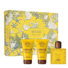 Eros Energy de Versace para hombre, 1.7 oz EDP, set de regalo de 3 piezas