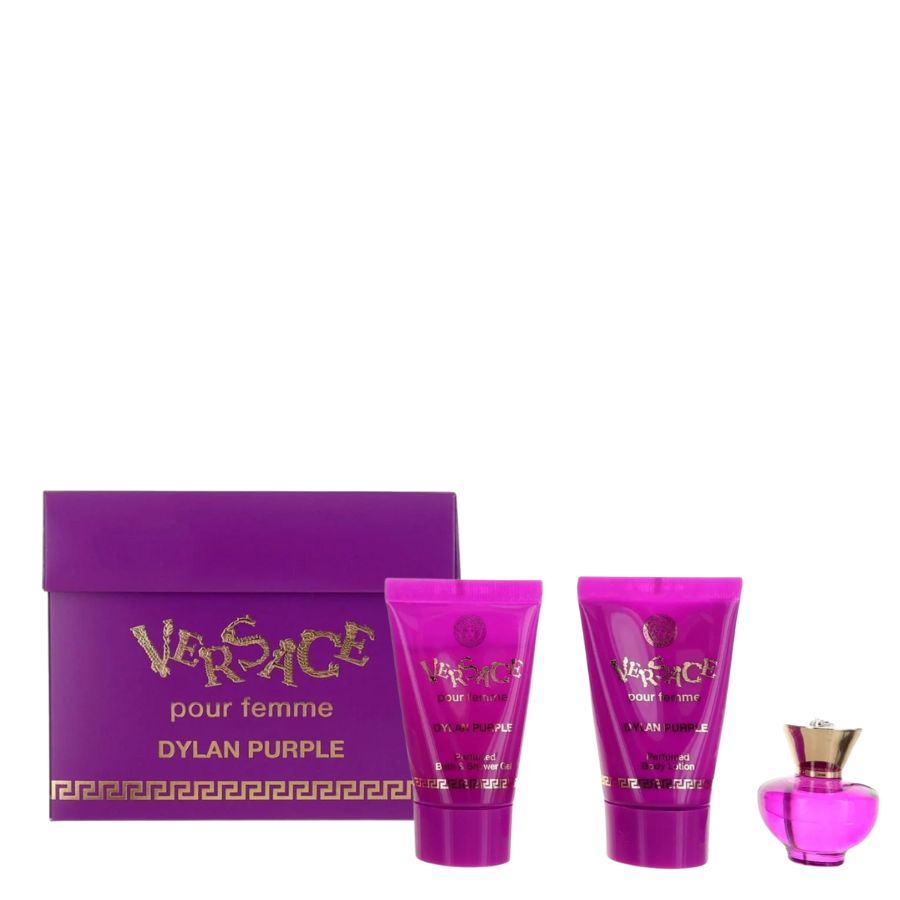 Dylan Purple by Versace for Women 5ml EDP 3pc Mini Set - PLA