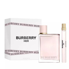 Her de Burberry para mujer, 3.4 oz EDP, set de regalo de 2 piezas
