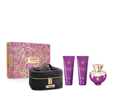 Dylan Purple by Versace for Women 3.4 oz EDP 4pc Gift Set