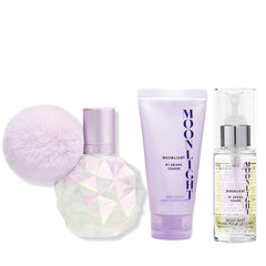 Moonlight de Ariana Grande para mujer, 3.4 oz EDP, set de regalo de 3 piezas