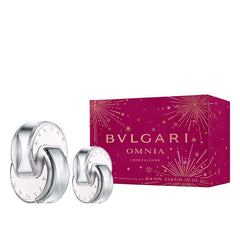 Omnia Crystallin by Bvlgari for Women 3.4 oz EDT 2pc Gift Set