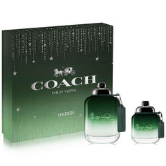 Coach Green de Coach para hombre, 3.4 oz EDT, set de regalo de 2 piezas