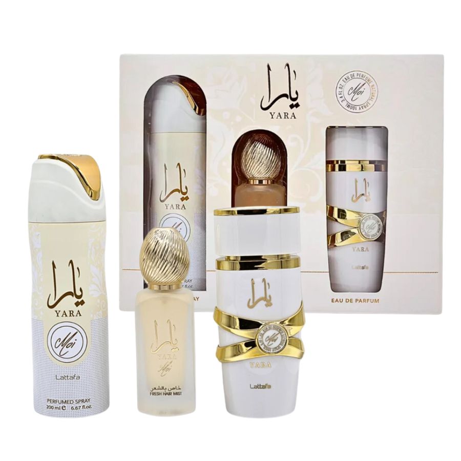 Yara Moi by Lattafa for Women 3.4 oz EDP 3pc Gift Set - PLA