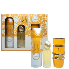Yara Tous by Lattafa for Women 3.4 oz EDP 3pc Gift Set