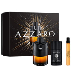 The Most Wanted de Azzaro para hombre, set de regalo de 3 piezas PAR de 3.4 oz