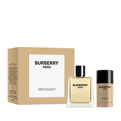 Burberry Hero de Burberry para hombre, 3.4 oz EDT, set de regalo de 2 piezas