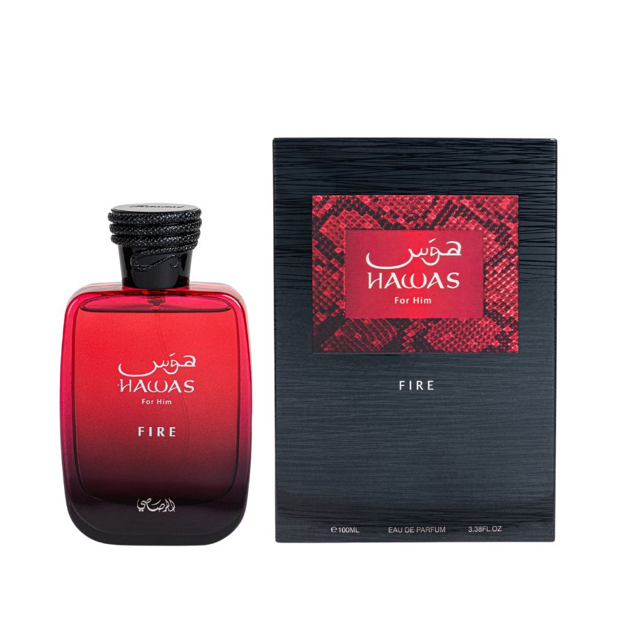 Hawas Fire by Rasasi for Men 3.4 oz EDP Spray - PLA