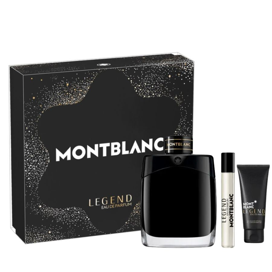 Legend by Montblanc for Men 3.4 oz EDP 3pc Gift Set - PLA
