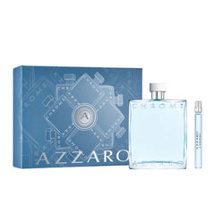 Chrome de Azzaro para hombre, 6.7 oz EDT, set de regalo de 2 piezas