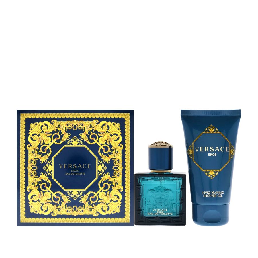 Eros by Versace for Men 1.7 oz EDT 2pc Gift Set - PLA