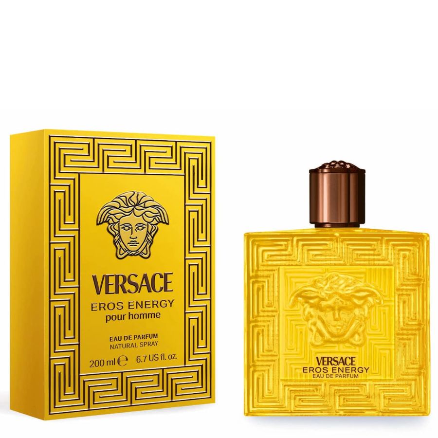 Versace Eros Energy men’s perfume 6.8 oz EDP spray, yellow bottle