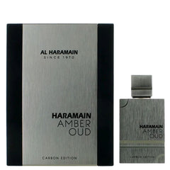 Amber oud Carbon de Al Haramain para hombres 2.0 oz EDP Spray