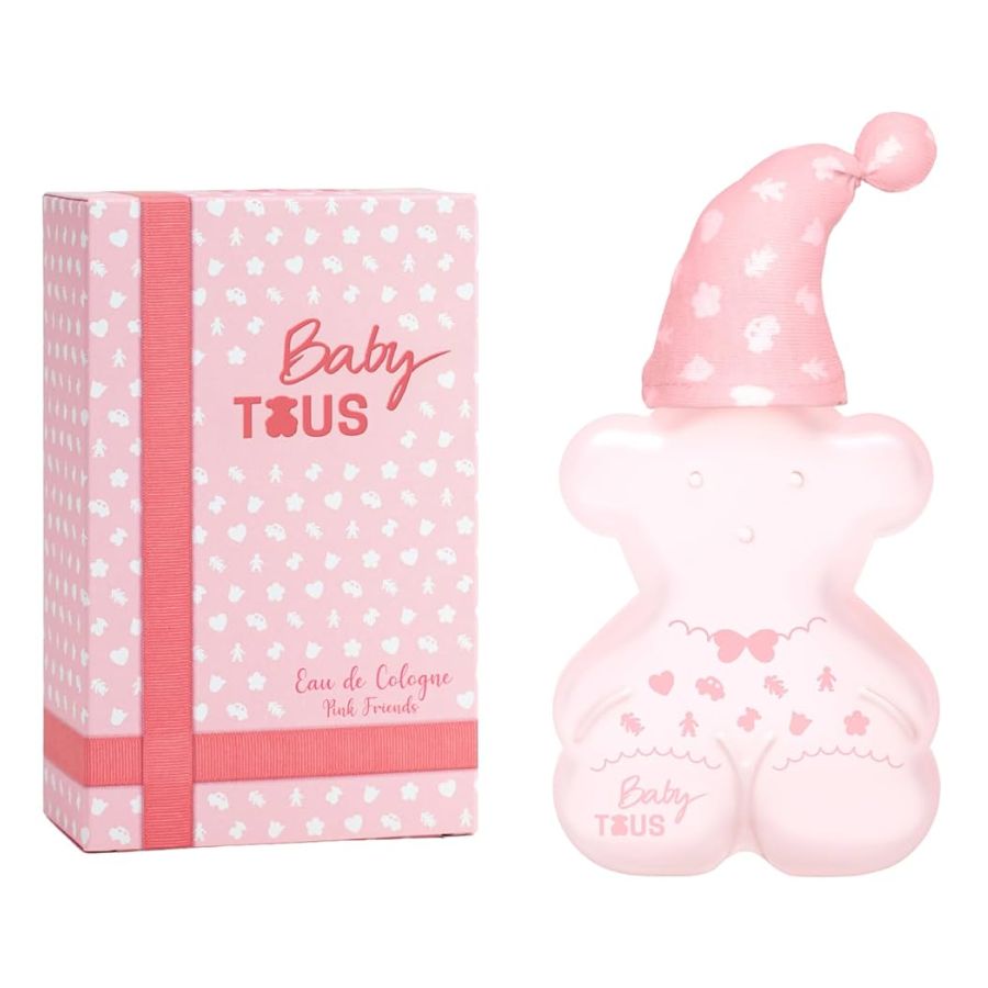 Baby Pink Friends by Tous kids cologne, 3.3 oz spray, pink bear detail