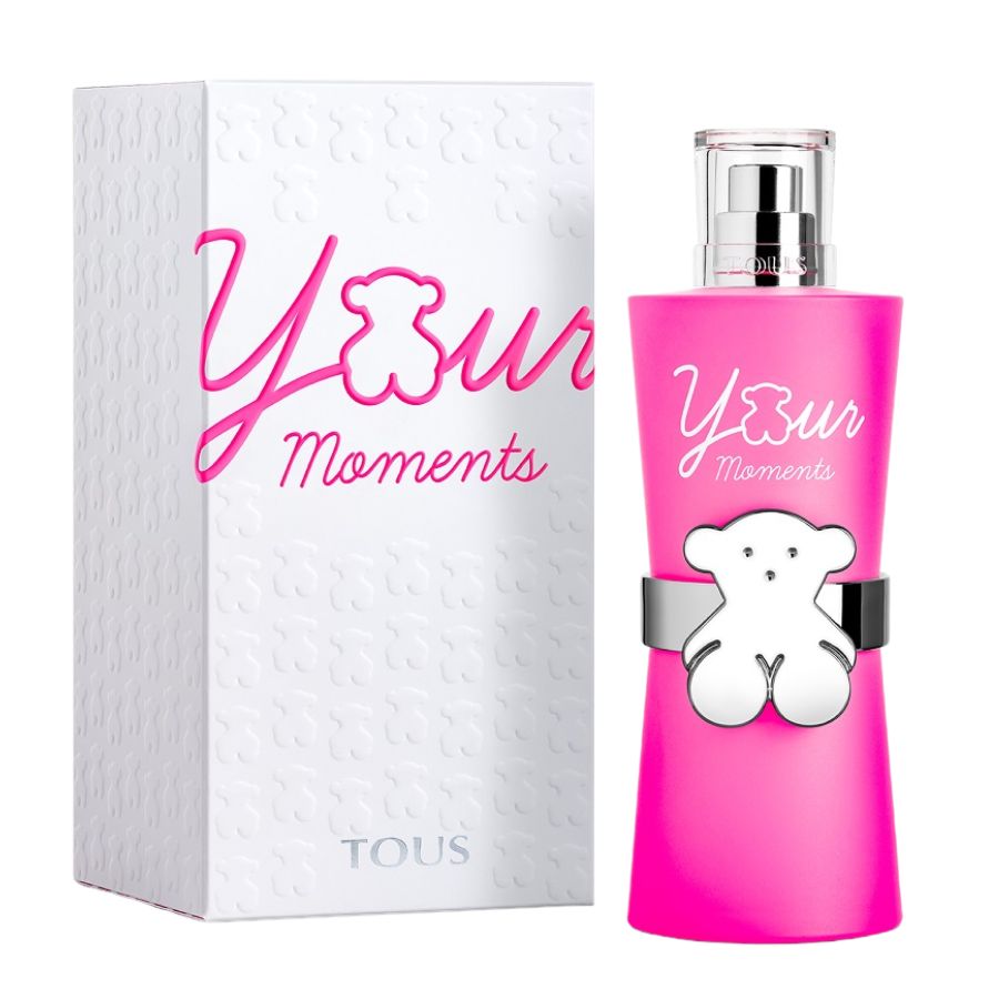 Your Moments by Tous 3.4 oz EDT spray, pink bottle