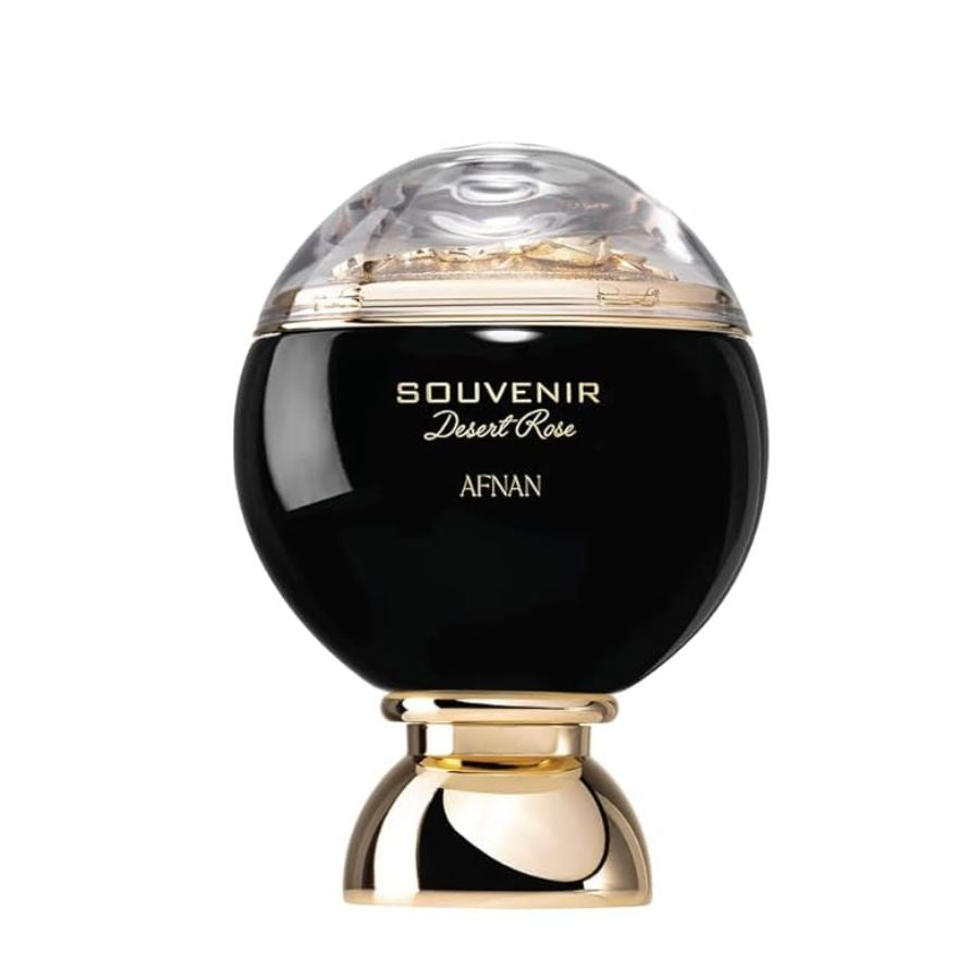 Souvenir Desert Rose by Afnan 3.4 oz EDP tester bottle black