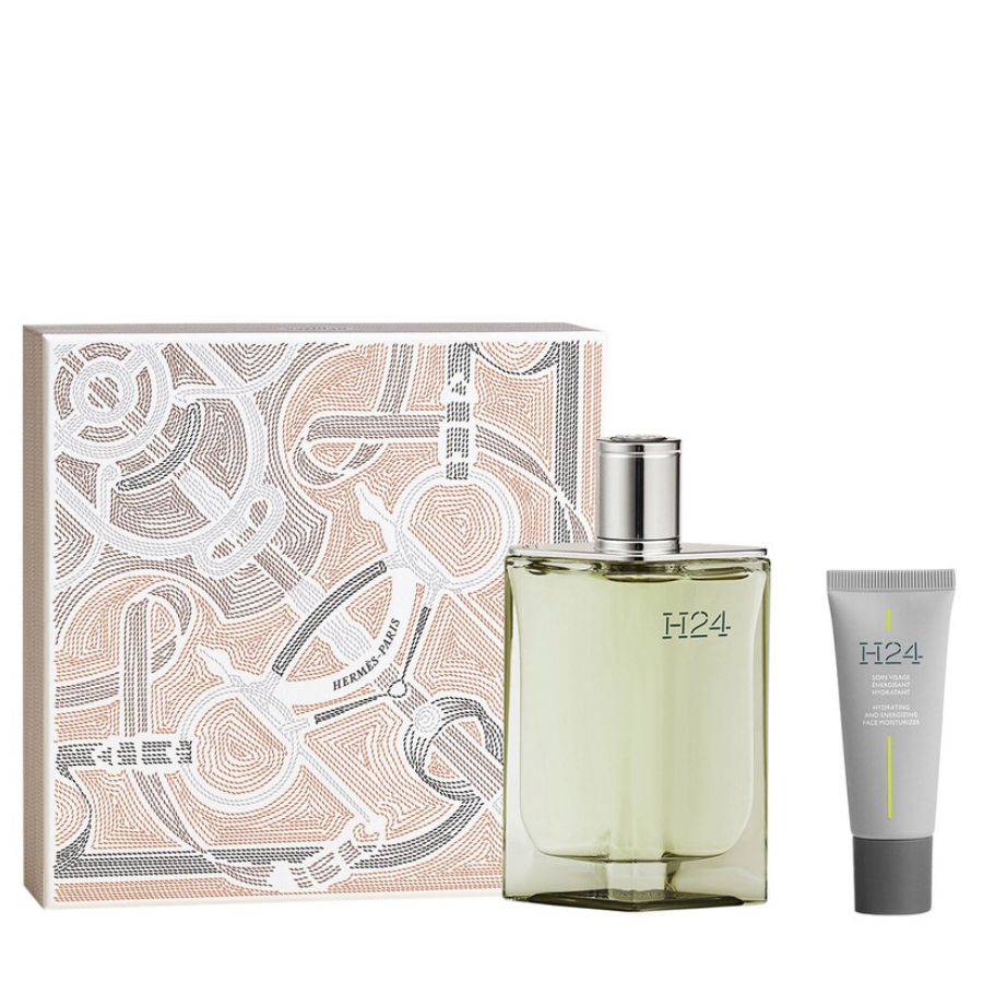 Hermès H24 EDP 3.4 oz men’s perfume gift set with 20 ml moisturizer
