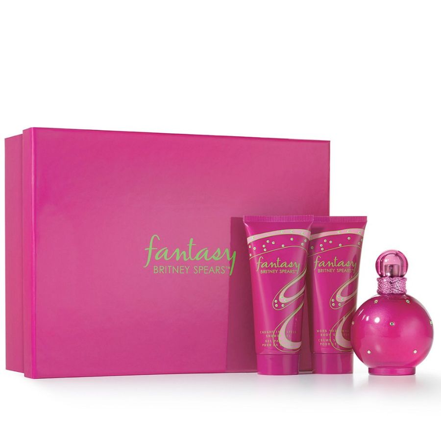 Fantasy by Britney Spears for Women 3.4 oz EDP 3pc Gift Set - PLA