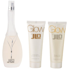 Glow by Jennifer Lopez for Women 3.4 oz EDT 3pc Gift Set