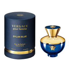 Dylan Blue Pour Femme de Versace para mujer, 3.4 oz EDP Spray