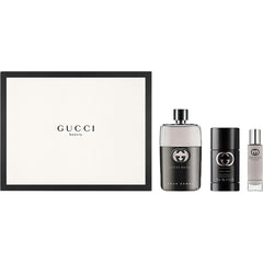 Gucci Guilty Pour Homme by Gucci for Men 3.0 oz EDT 3pc Gift Set