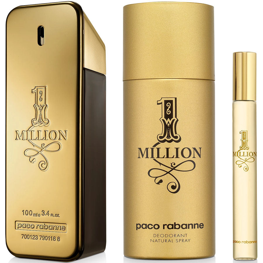 1 Million by Paco Rabanne M-3.4-EDT-3PC - Perfumes Los Angeles