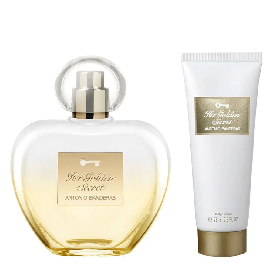 Photo of Her Golden Secret by Antonio Banderas for Women 2.8 oz EDT Gift Set