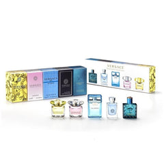 Versace Variety de Versace para unisex, 5 ml EDT, mini set de regalo de 5 piezas