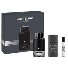 Explorer by Montblanc for Men 3.4 oz EDP 3PC Gift Set