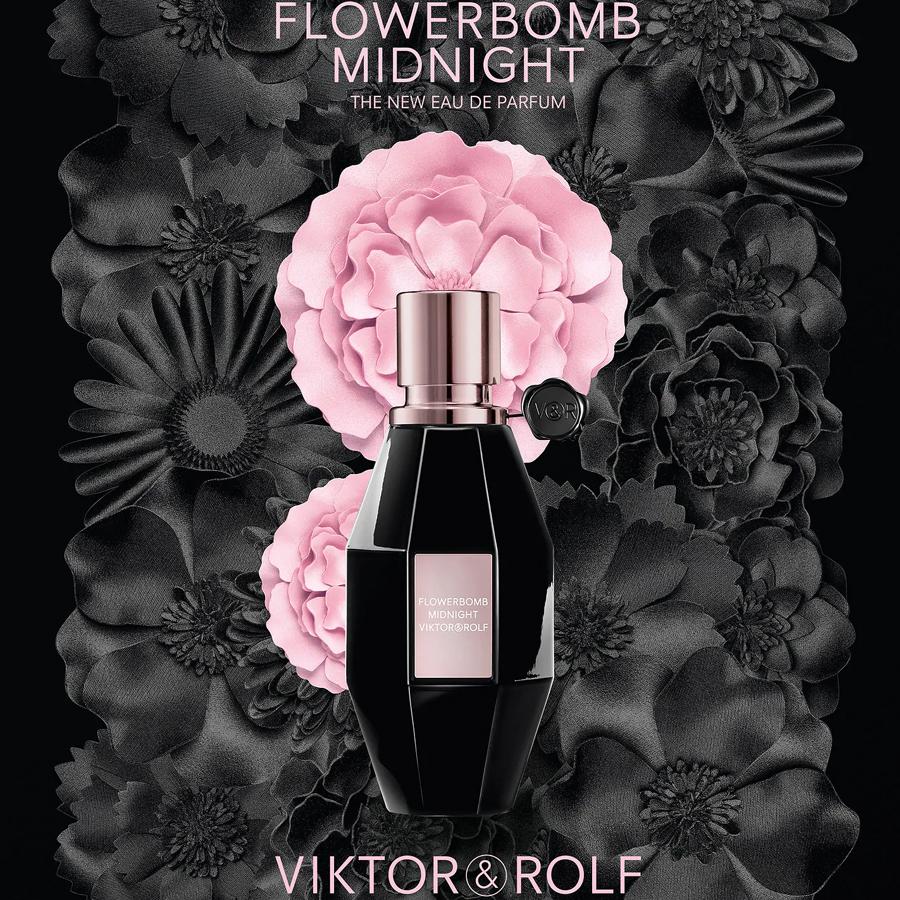 Foto de Flowerbomb Midnight de Viktor&Rolf para mujer EDP en aerosol de 3,4 oz