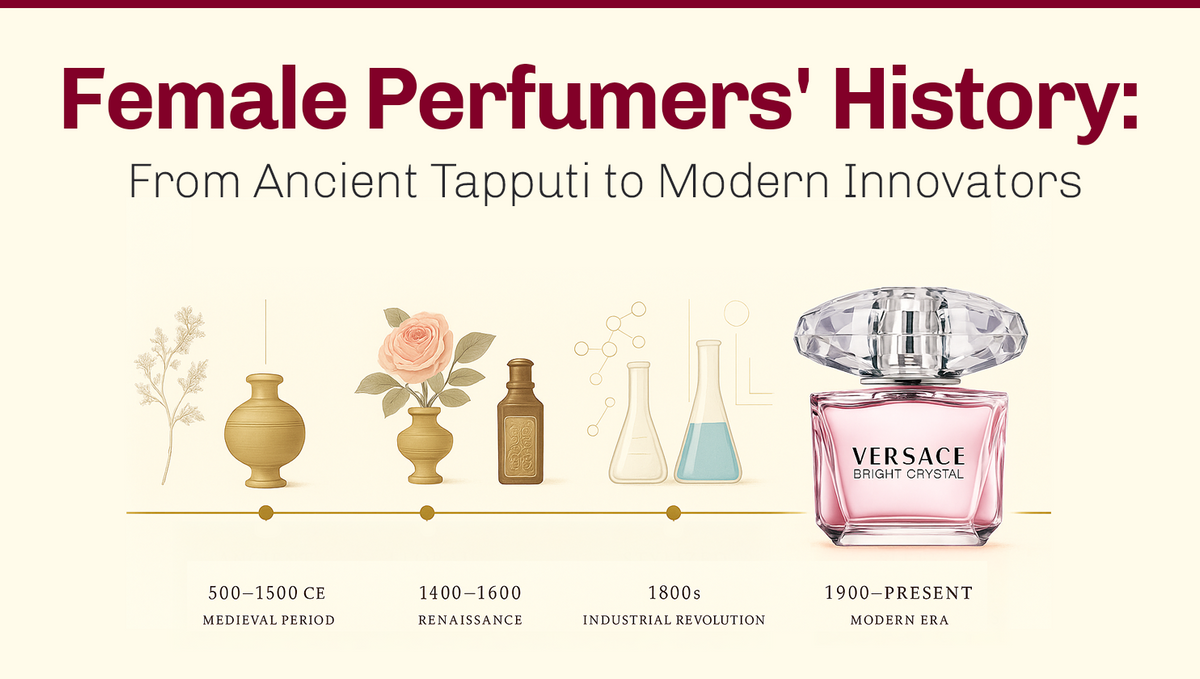 Female Perfumers' History: From Ancient Tapputi to Modern Innovators