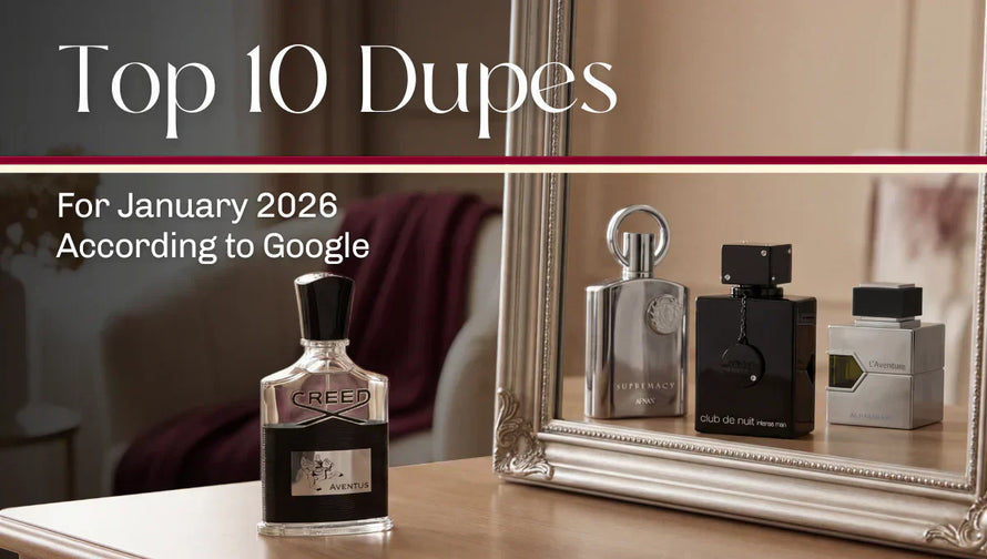 Top 10 “Duped” Fragrances: January 2026 According to Google Trends