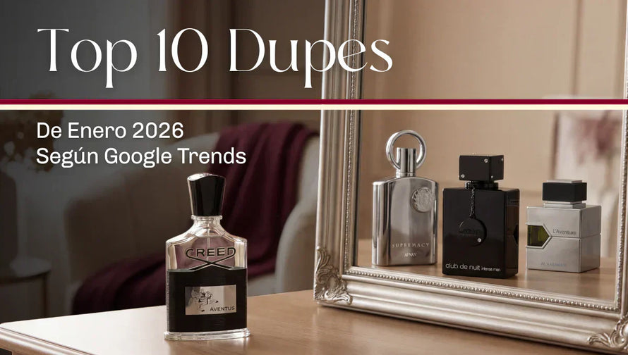 Los 10 Perfumes Más "Dupeados": Enero 2026 Según Google Trends