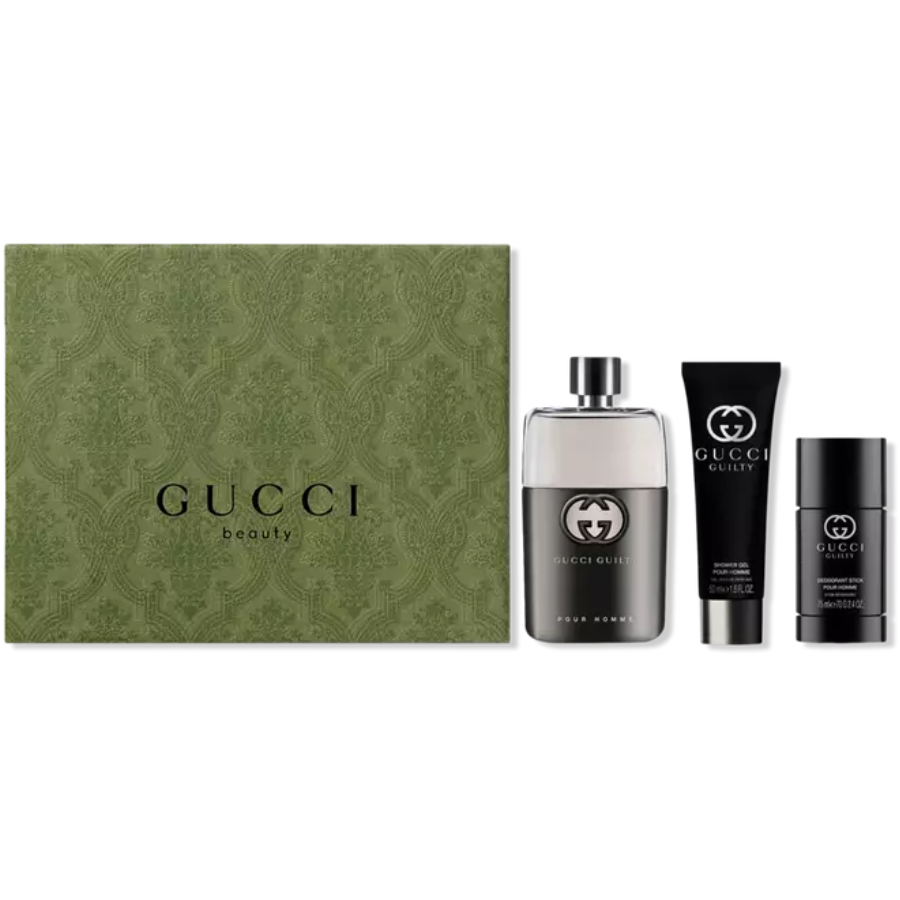 Gucci Guilty Pour Homme EDT 3.0 oz 3pc gift set
