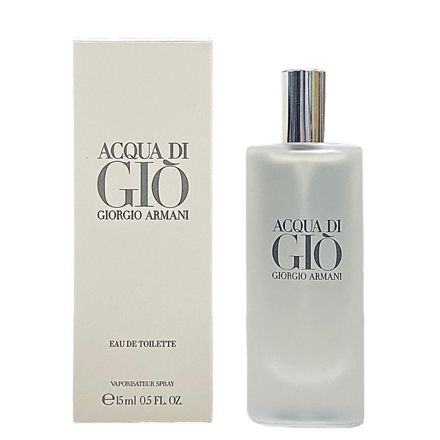 Acqua di Giò by Giorgio Armani men’s EDT spray 0.5 oz travel size bottle.