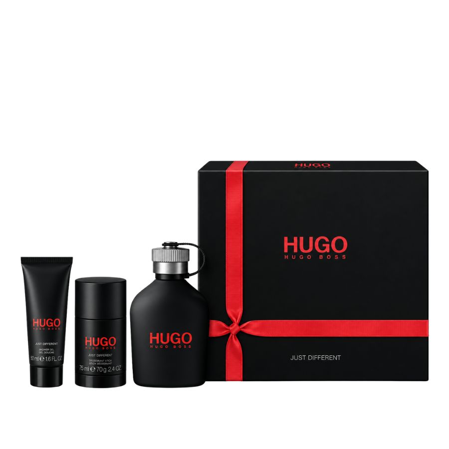 Hugo Just Different by Hugo Boss 4.2 oz EDT three-piece gift set