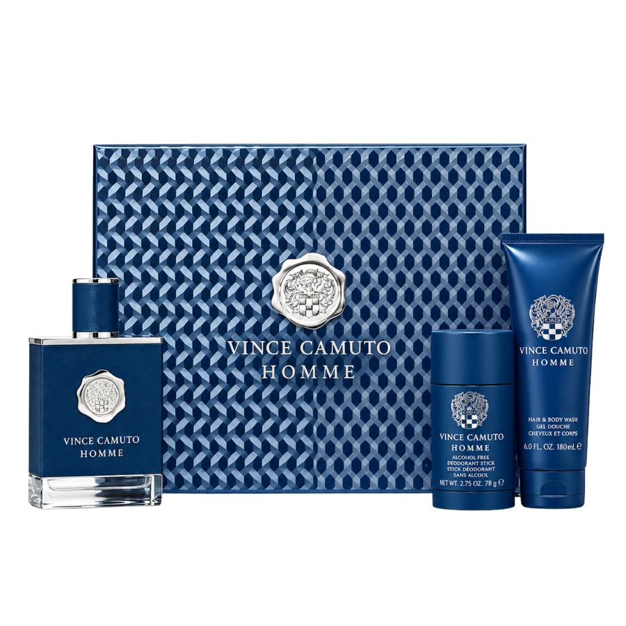 Vince Camuto Homme men's EDT 3.4 oz three-piece gift set