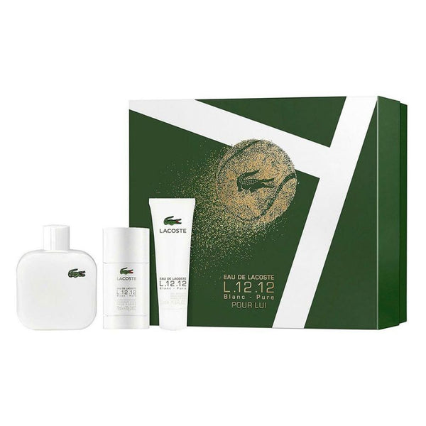 Blanc by Lacoste for Men 3.4 oz EDT Gift Set - Perfumes Los Angeles