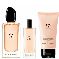 Si by Giorgio Armani for Women 3.4 oz EDP 3pc Gift Set