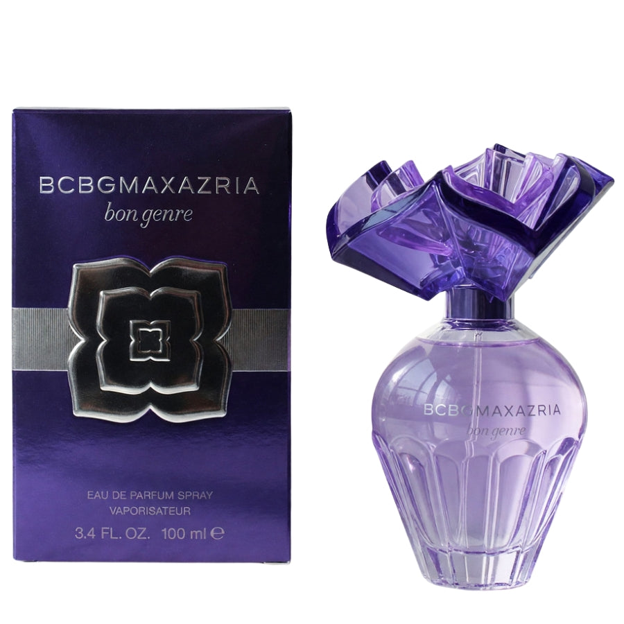 BCBG Max Azria Bon Genre perfume 3.4 oz purple bottle
