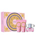 Versace Bright Crystal EDT 5 ml women’s 3-piece mini set, pink juice