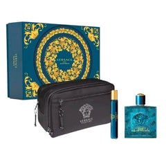 Eros by Versace for Men 3.4 oz EDT 3pc Gift Set