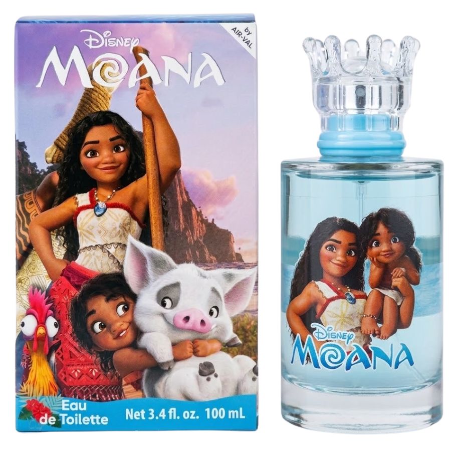 Botella de perfume con personajes de Disney Moana Girls de 3,4 oz EDT