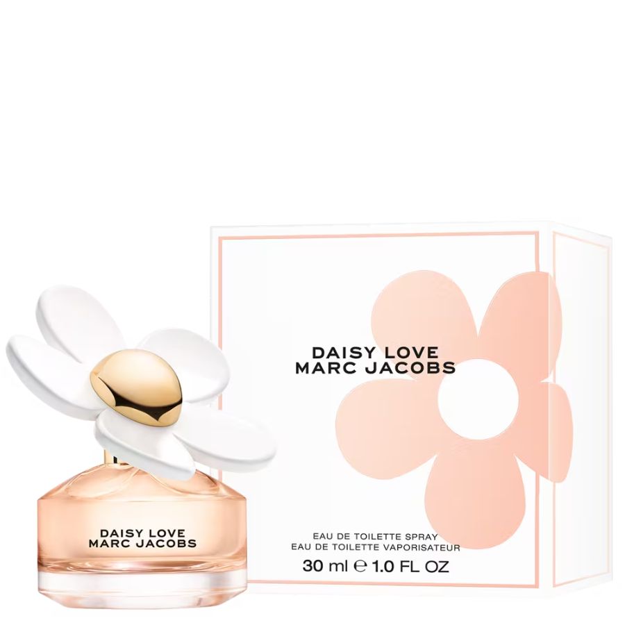Daisy Love de Marc Jacobs EDT, spray de 1.0 oz, botella rosa rubor