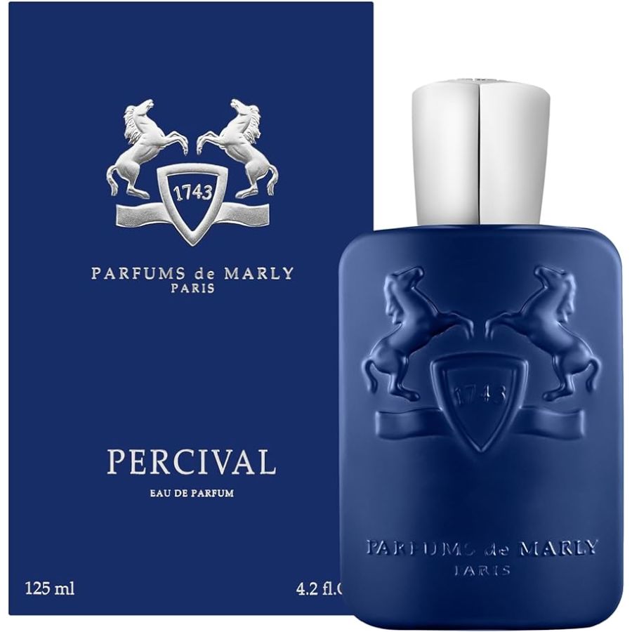 Percival by Parfums de Marly unisex EDP 4.2 oz blue bottle.