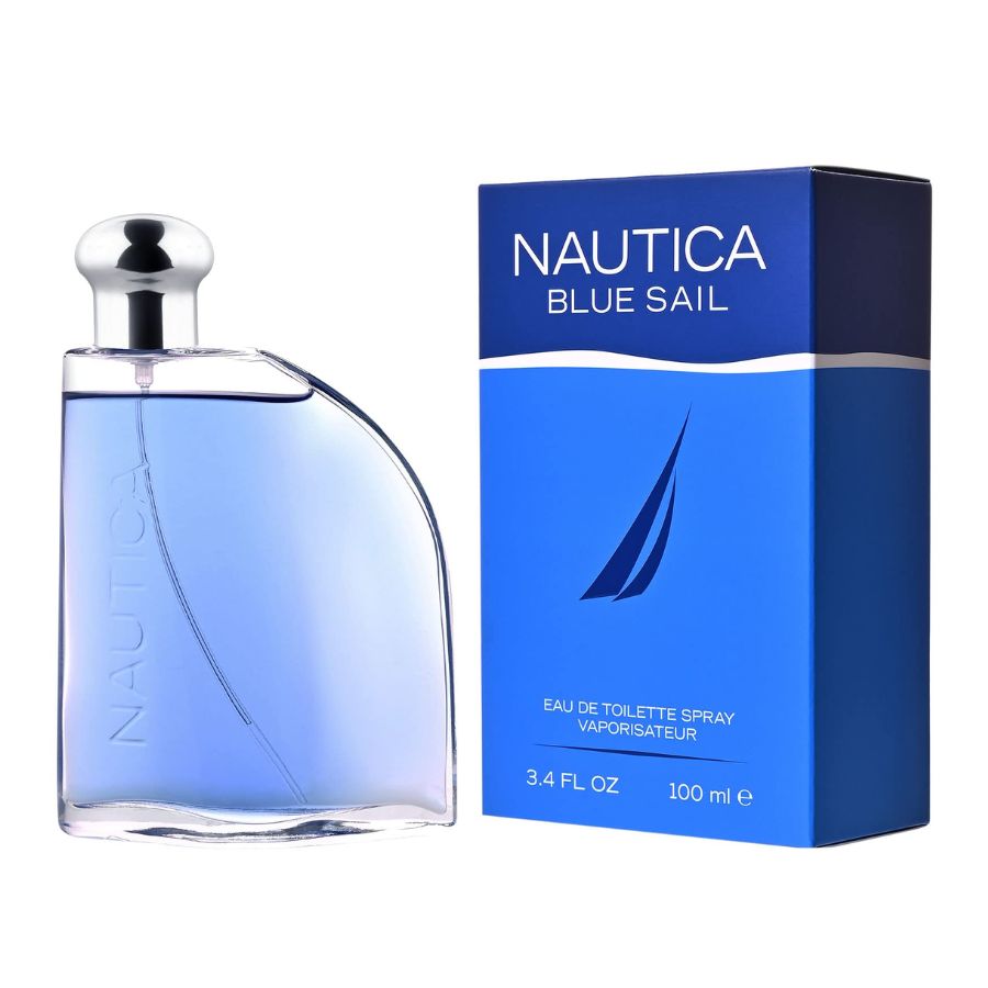 Blue Sail by Nautica men’s EDT 3.4 oz blue bottle